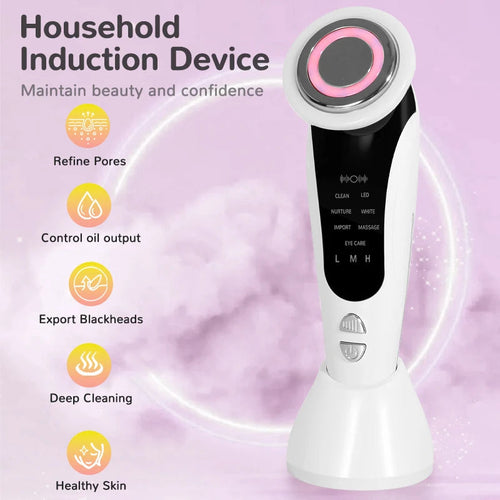 7 in 1 Microcurrent Face Lift Device LED Facial Massager Anti Aging